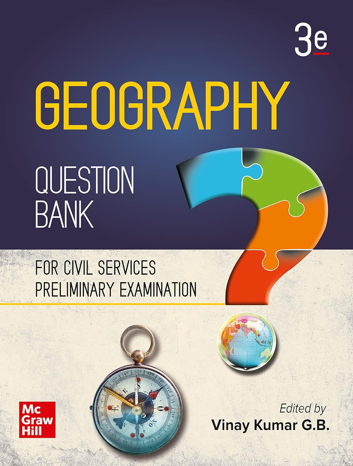 Geography Question Bank for UPSC Pre Exam|English| 3rd Edition|UPSC| Civil Services Exam